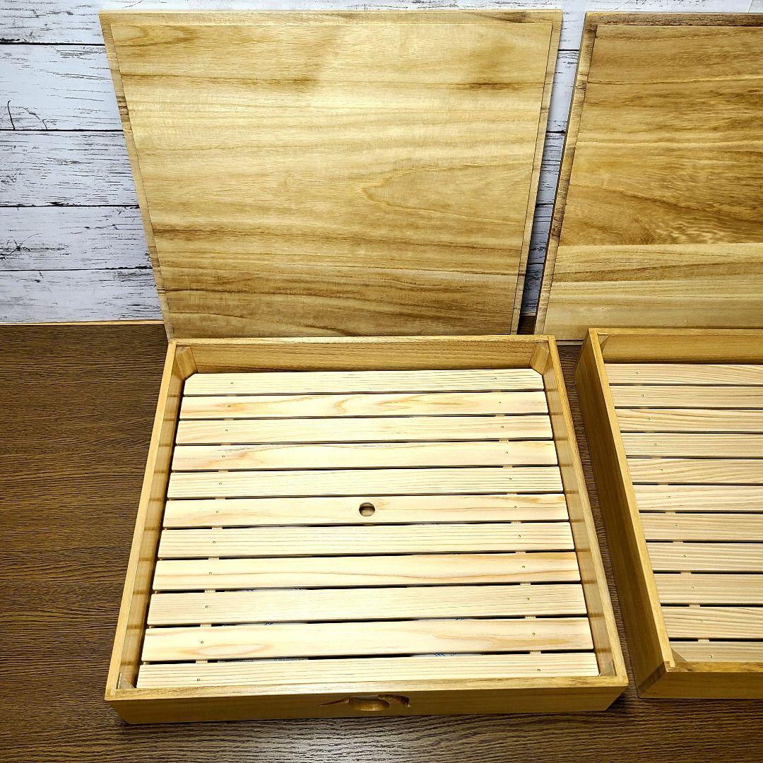 No5264【2台】 寿司ネタケース、ネタ箱、目皿付き【保冷剤付き】