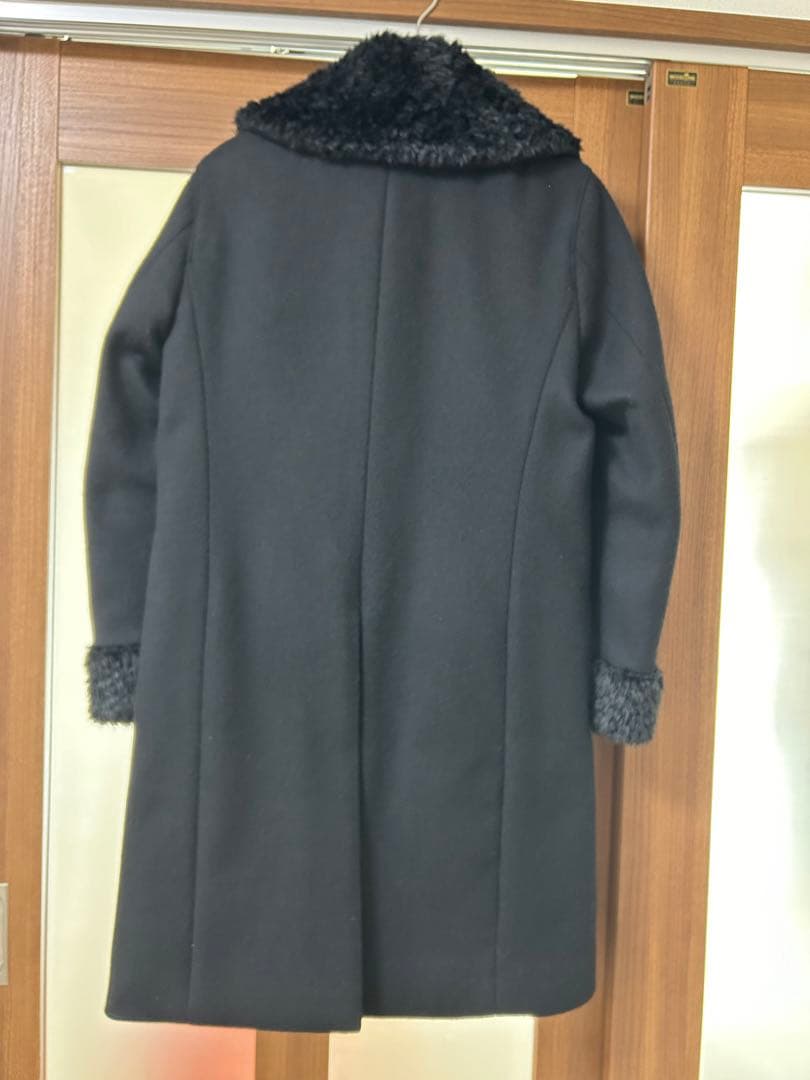 RUDE GALLERY BOA LONG COAT ブラック