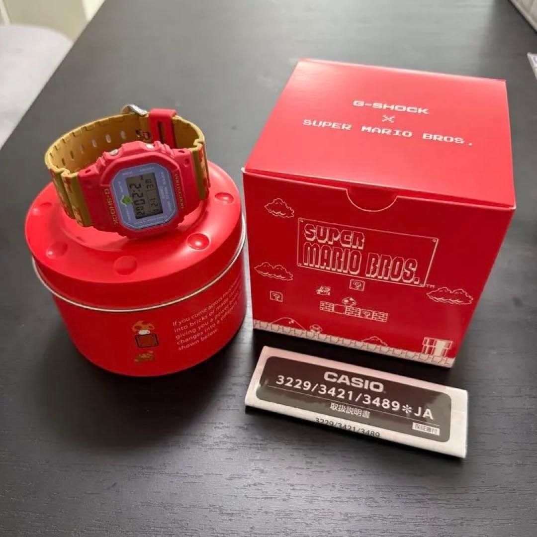 スーパーマリオ G-SHOCK ジーショック DW-5600 コラボ