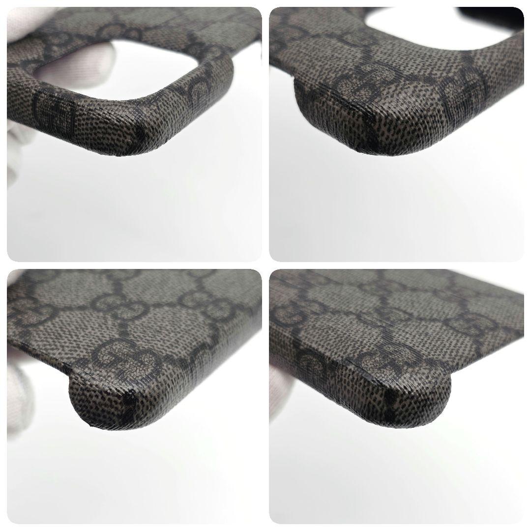 ✨箱付き✨GUCCI iphone15pro ケース GGスプリーム グレー