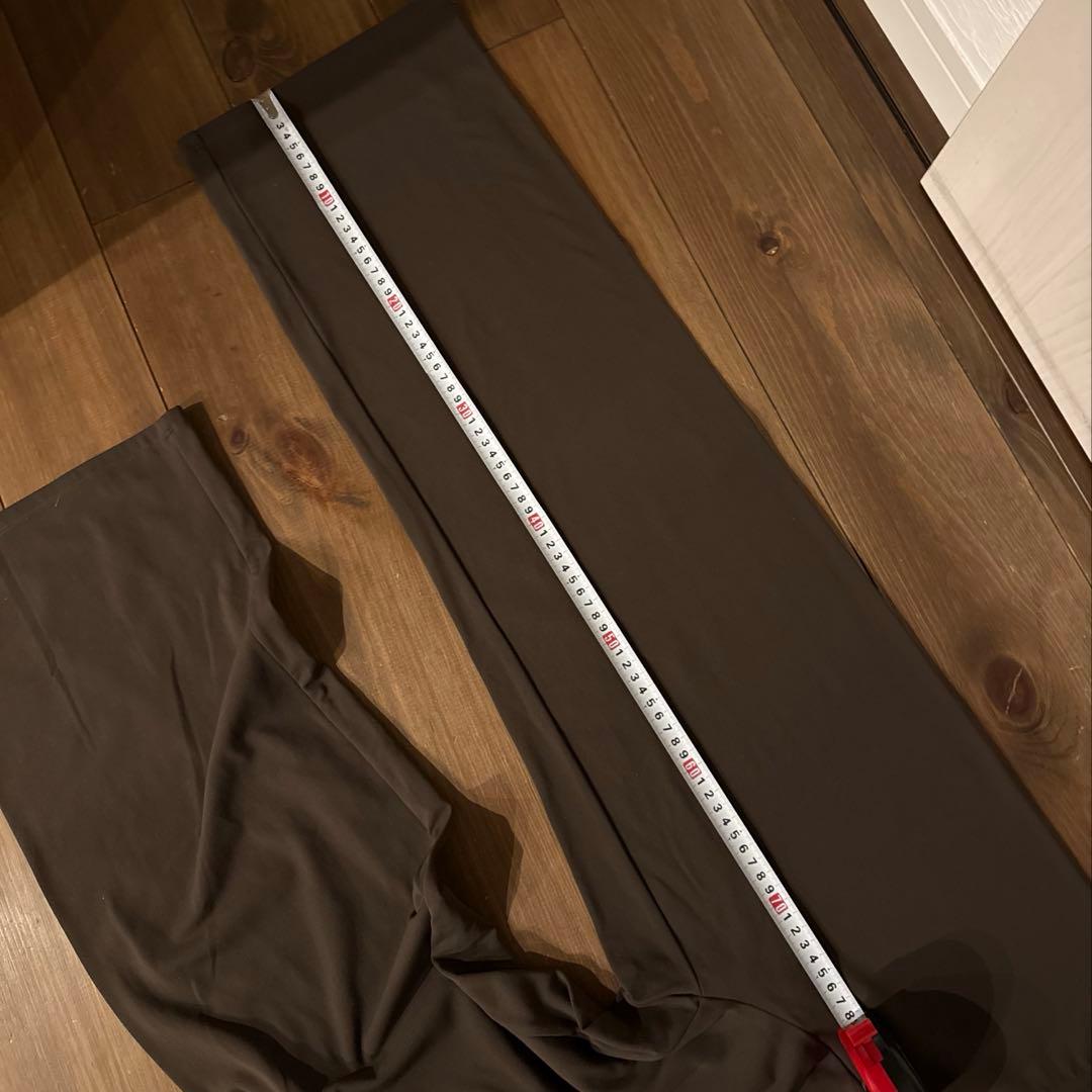 andar セミ裏起毛ワイドレギンス M