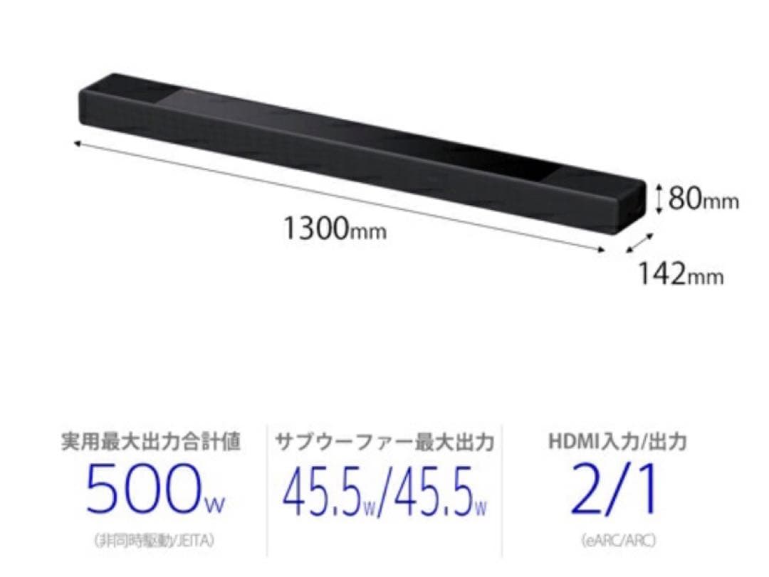 スピーカー　SONY 型式HT-A7000