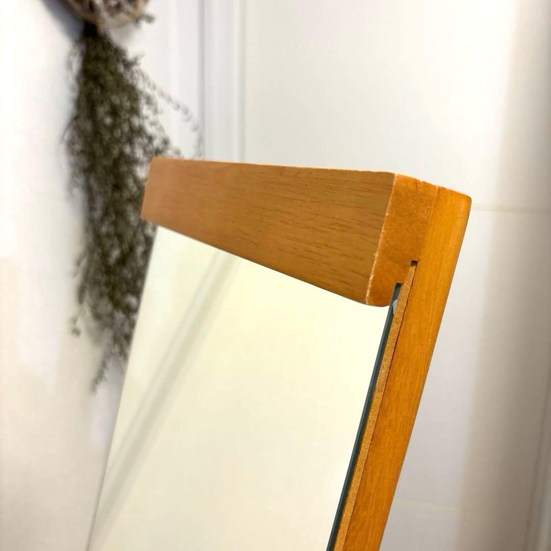 木製　ヴィンテージ　スタンドミラー　アンティーク　スタンドミラー 姿鏡