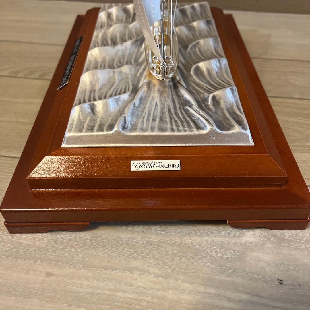 SILVER 985 TAKEHIKO 武比古 銀製 ヨット 船 インテリア置物