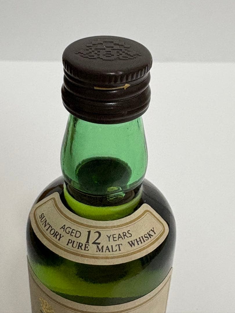 サントリー 白州 12年 シングルモルトウイスキーミニボトル(旧ラベル)