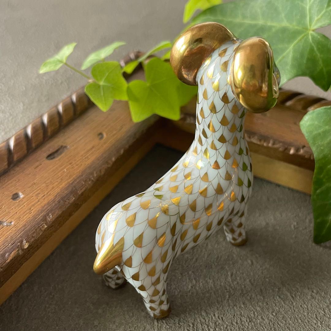 HEREND ゾディアック　十二支フィギュリン　金　2015年