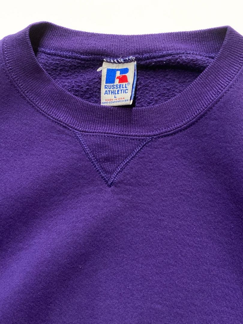 RUSSELL ATHLETIC パープル トレーナー