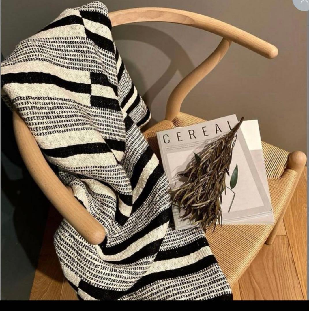 ACTUS NARVA スロー 130×180cm ブラック