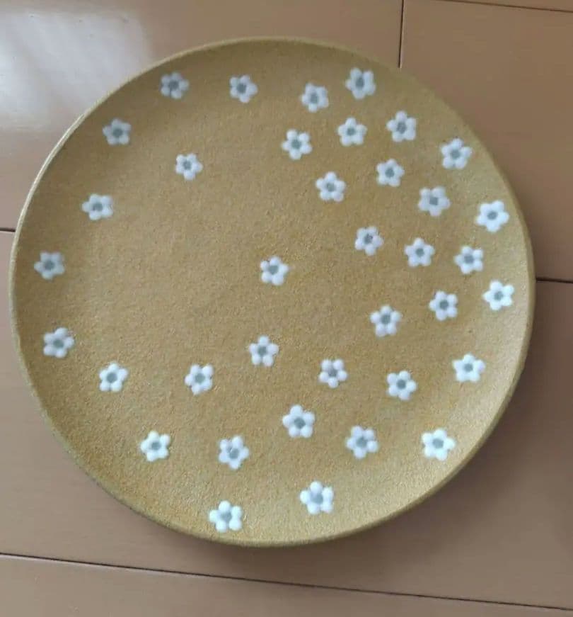 【三ツ持啓】金井啓　むくり工房 フローレットピンクキイロ　セット　食器　プレート