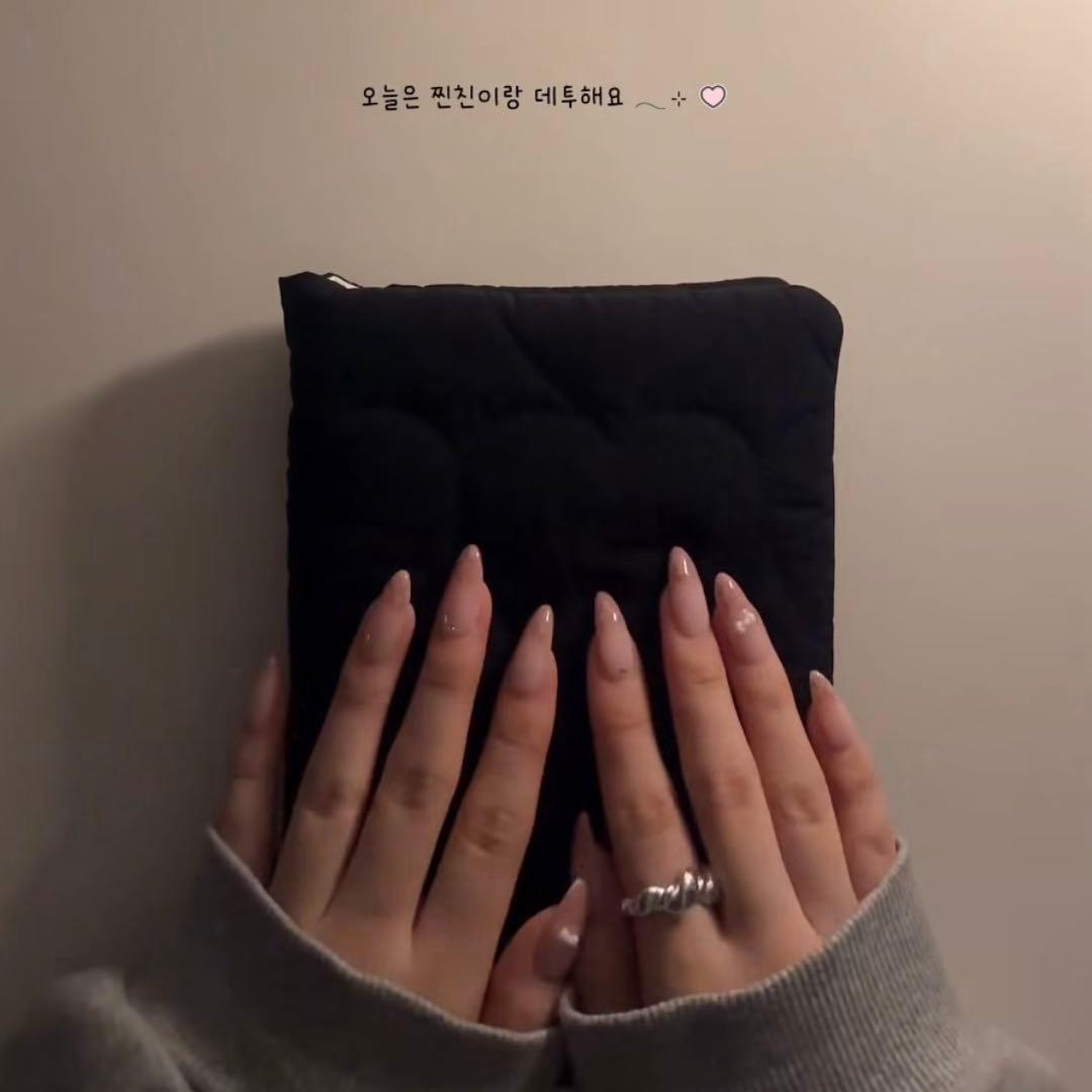 早い者勝ち　韓国　バインダー　カバー　貯金　ブラック　ハート　コースター