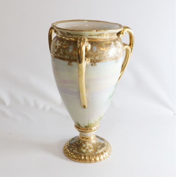 オールドノリタケ 花瓶 マルキ印