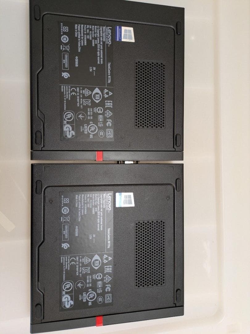 Lenovo ThinkCentre M720q i5-8400T 8GB 2台