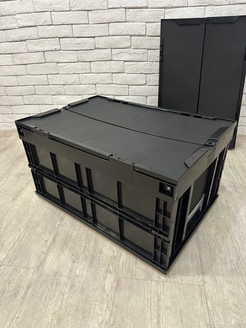 ⭐️【全国送料無料】2個セット　折りたたみ　プラスチック　コンテナ　ケース　収納