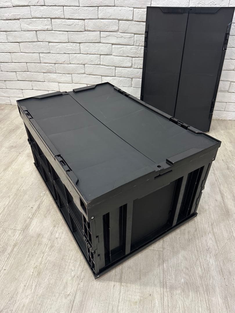 ⭐️【全国送料無料】2個セット　折りたたみ　プラスチック　コンテナ　ケース　収納