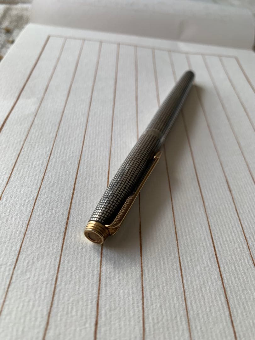 Parker 75 シルバー万年筆 14K