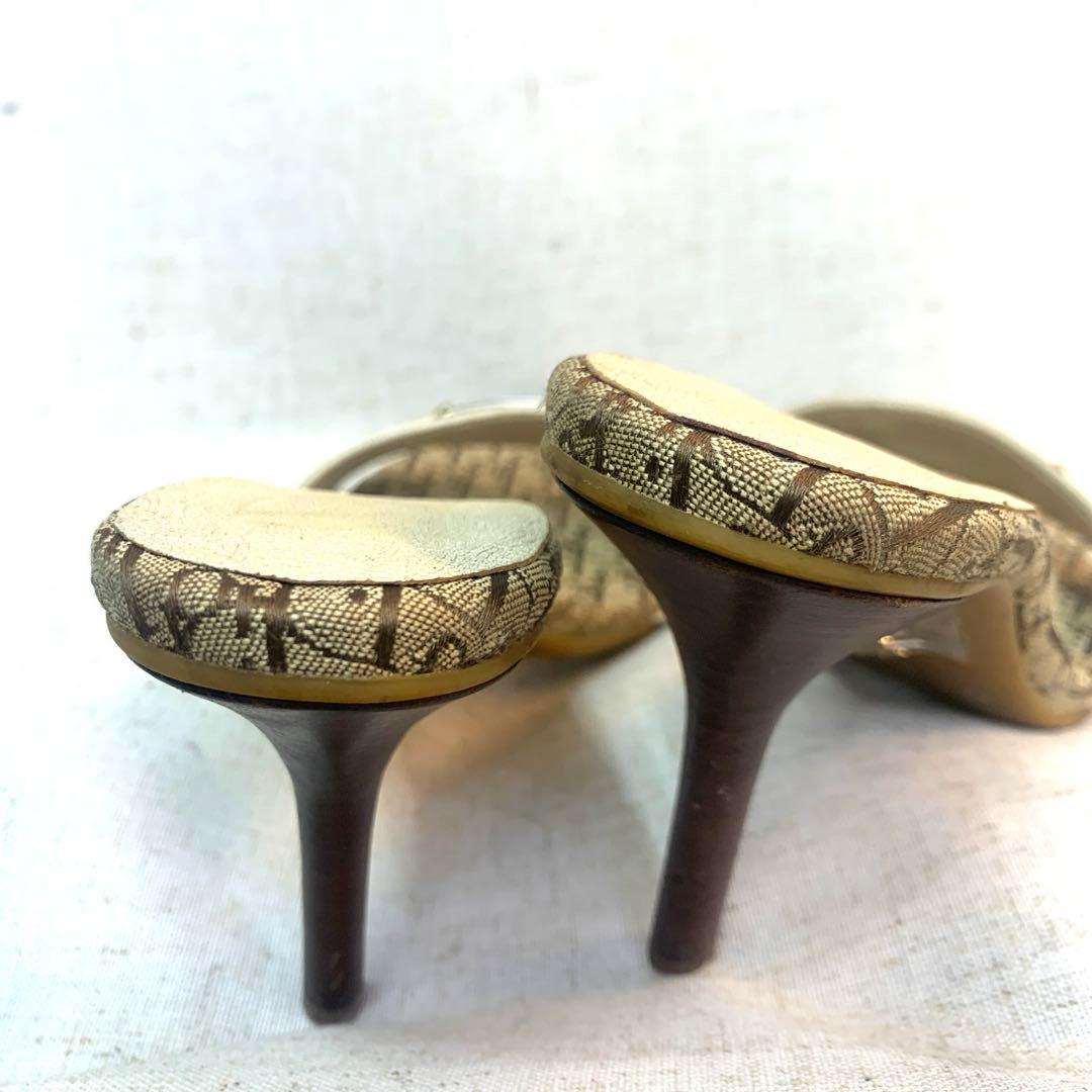 Dior ロゴ　サンダル　ヒール約7cm サイズ36