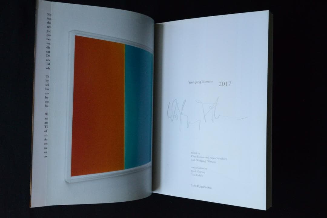 【Wolfgang Tillmans: 2017】サイン入り