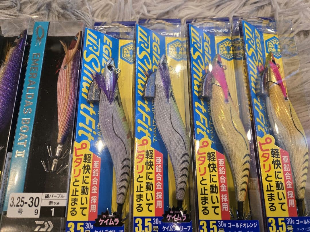 ティップラン　エギ　６本セット　エギゾー、エメラルダスボート