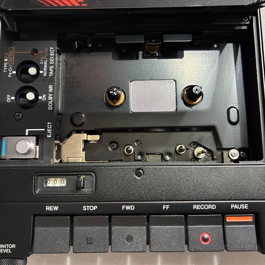 【美品】SONY ソニー ポータブル カセットレコーダー デンスケ TC-D5M