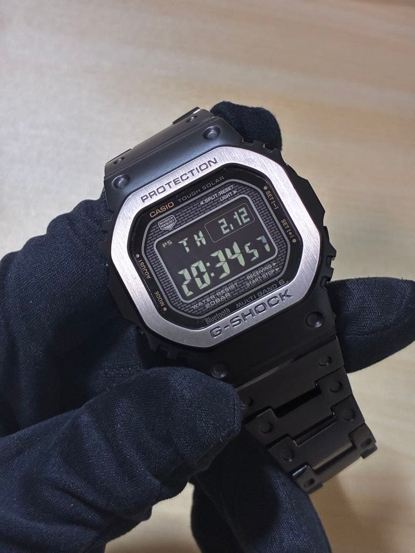 カシオ GMW-B5000MB　フルメタル　マットブラック　美品