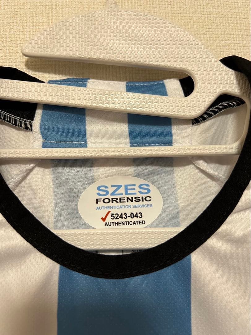 【メッシサイン入りシャツ10番~鑑定書付き~】アルゼンチン代表