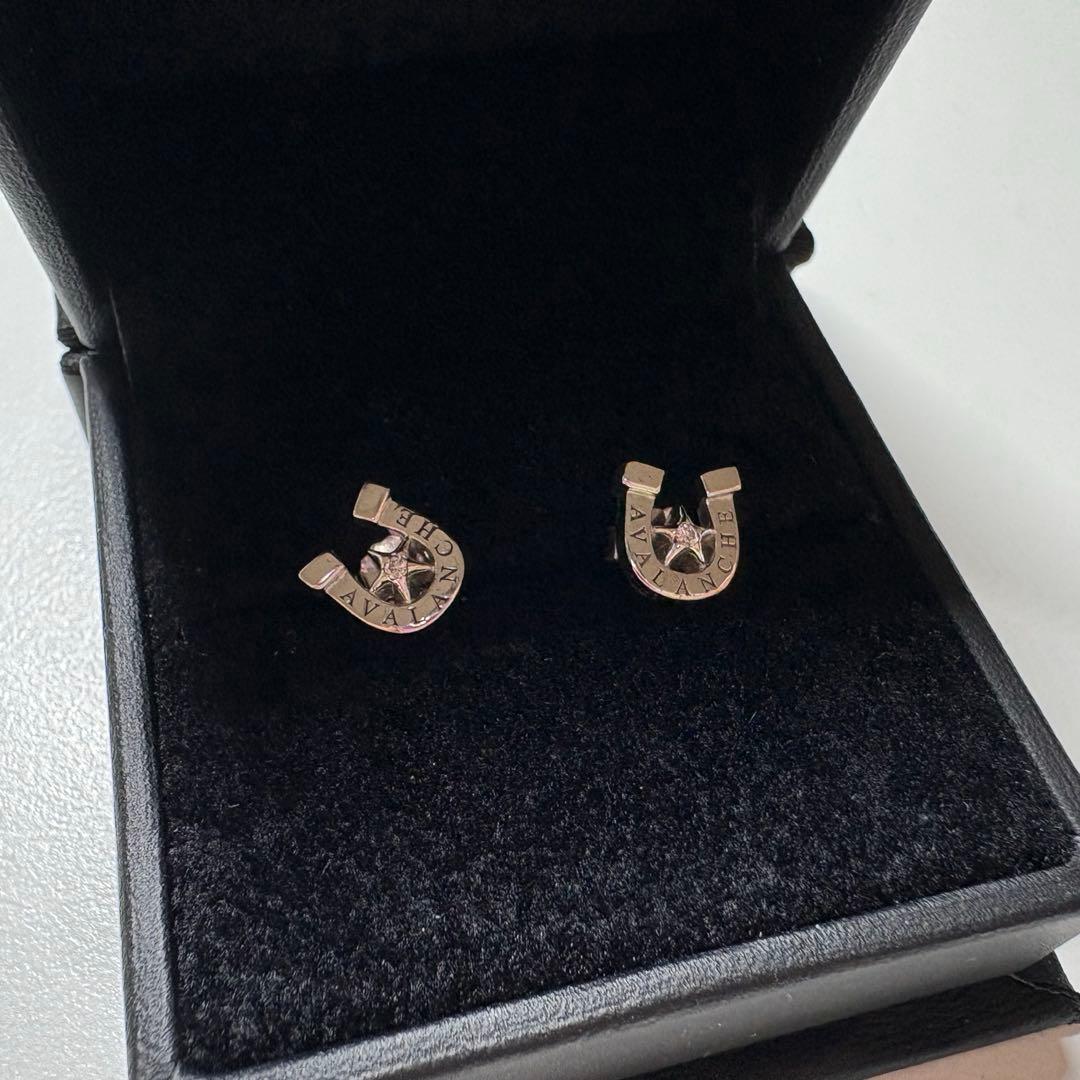 【未使用】AVALANCHE シルバーピアス(ホースシュー、馬蹄)