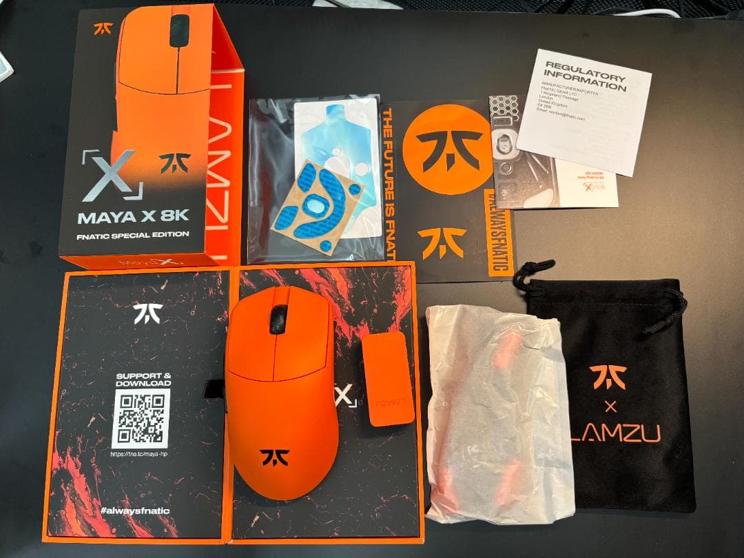 マウス・トラックボール Lamzu MAYA X 8K - FNATIC SPECIAL EDITION