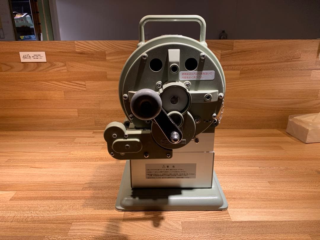 中古　千葉工業所　手動ネギ丸120 研磨機・替刃・ハス切り装置セット