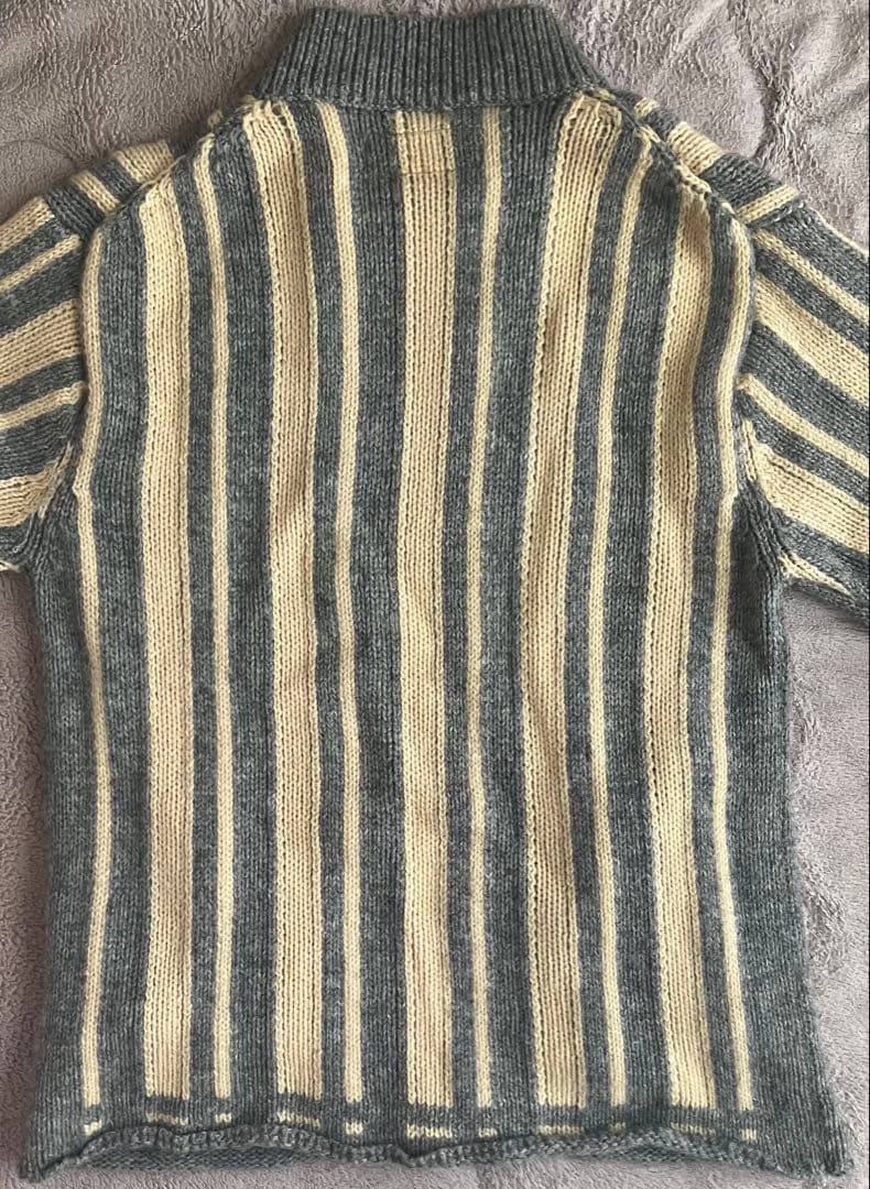 コムデギャルソンオムオム2000AW ジップニット スタンドカラー