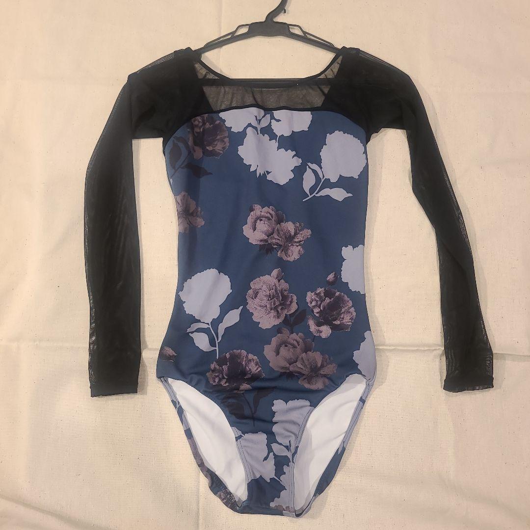 stina 花柄長袖レオタード Mサイズ