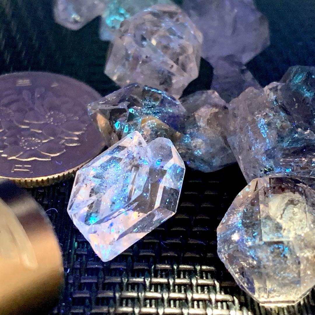 ペトロレアムクォーツ(大)10個セットq/蛍光水晶