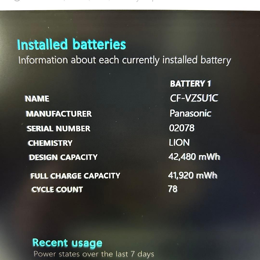 Windowsノート本体 Panasonic Let's note LV1 512GB 16GB DVD