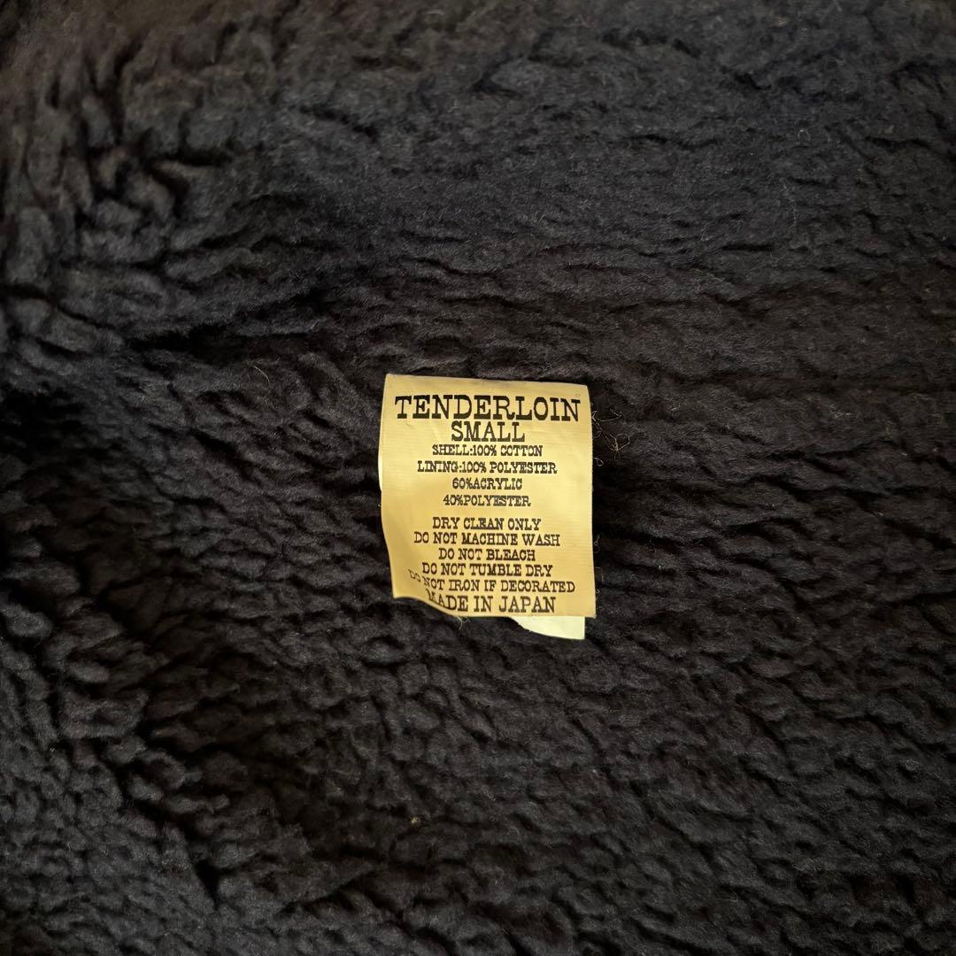名作 TENDERLOIN テンダーロイン　ダックベスト　ボア　S