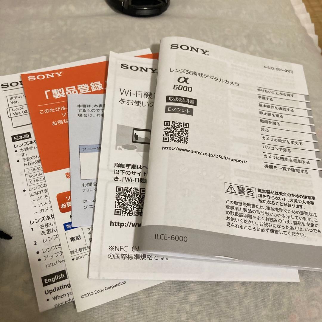 ✴*︎様 SONY α6000 ミラーレス一眼 本体　レンズ2本