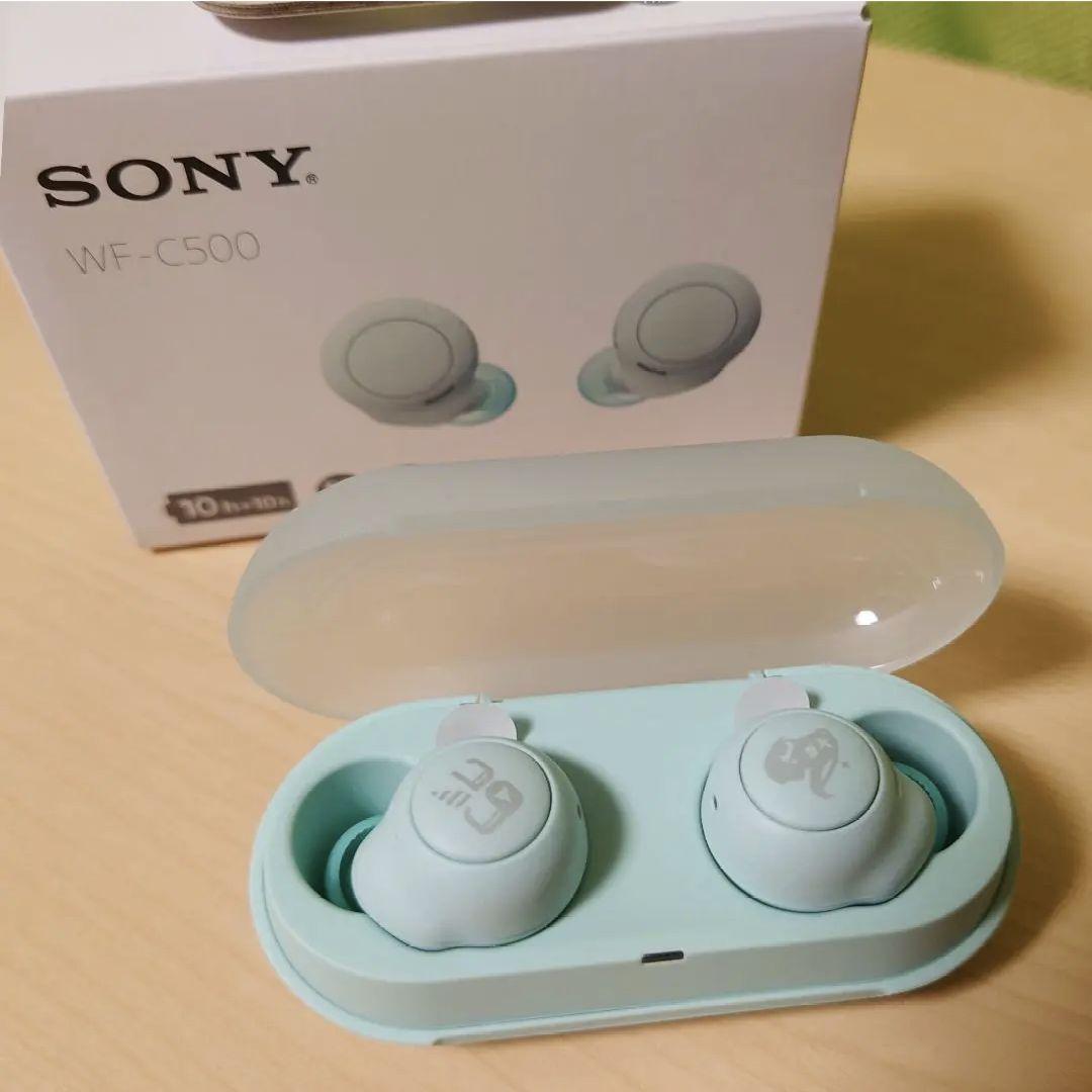 初音ミク SONY ワイヤレスイヤホン ヘッドセット WF-C500/MK