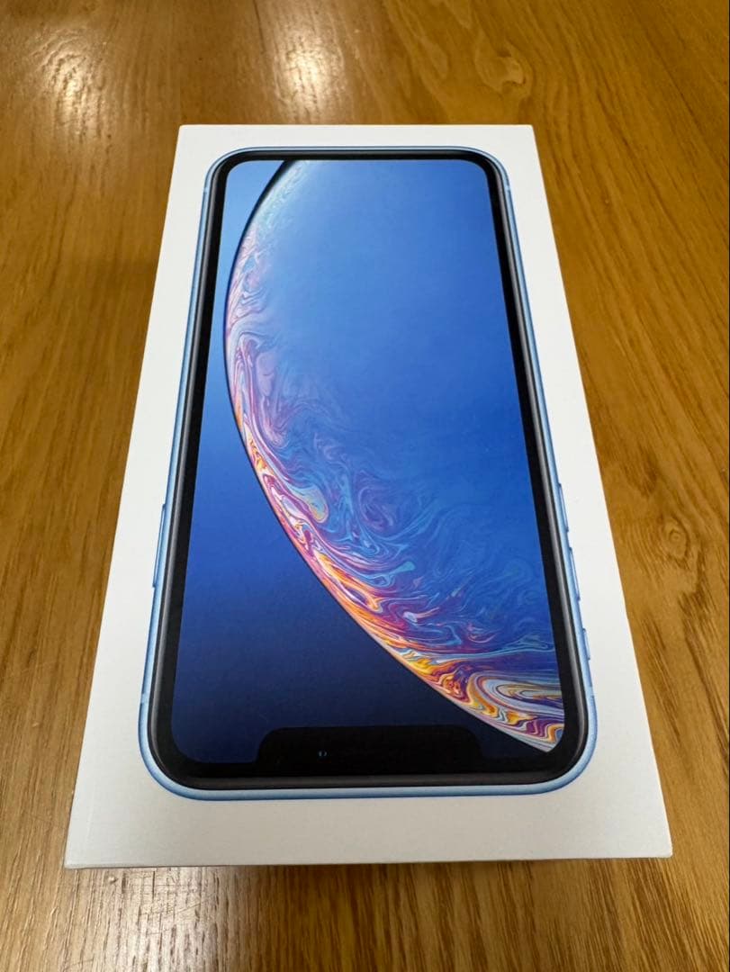 iPhone XR 128GB ブルー　SIMフリー　付属品全て揃ってます！