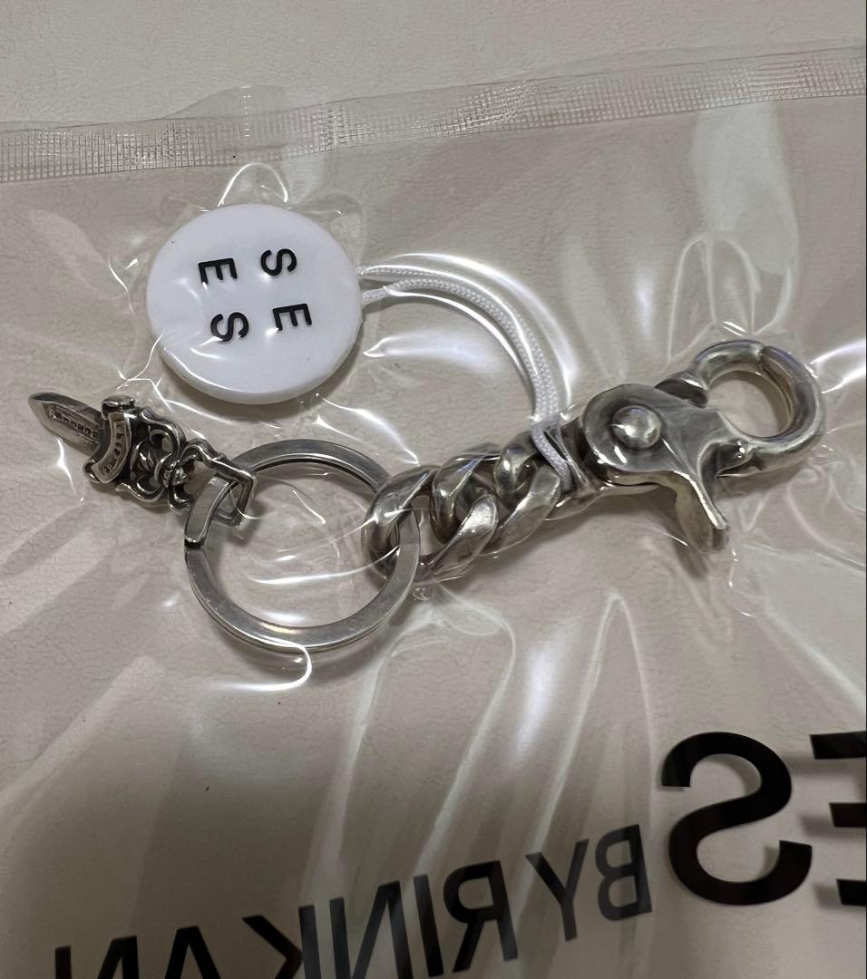 【確実正規品】クロムハーツ ショート クラシック リンク キーチェーン ダガー