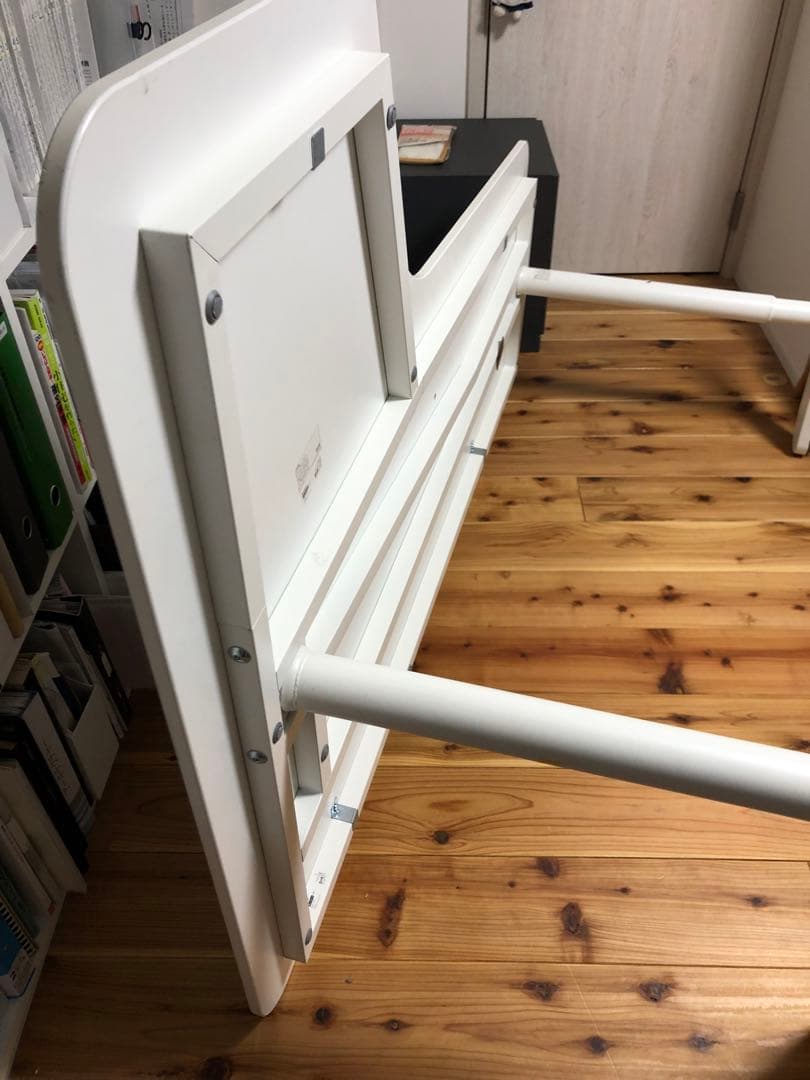 IKEA BAKANT ホワイト L字型テーブル　送料別