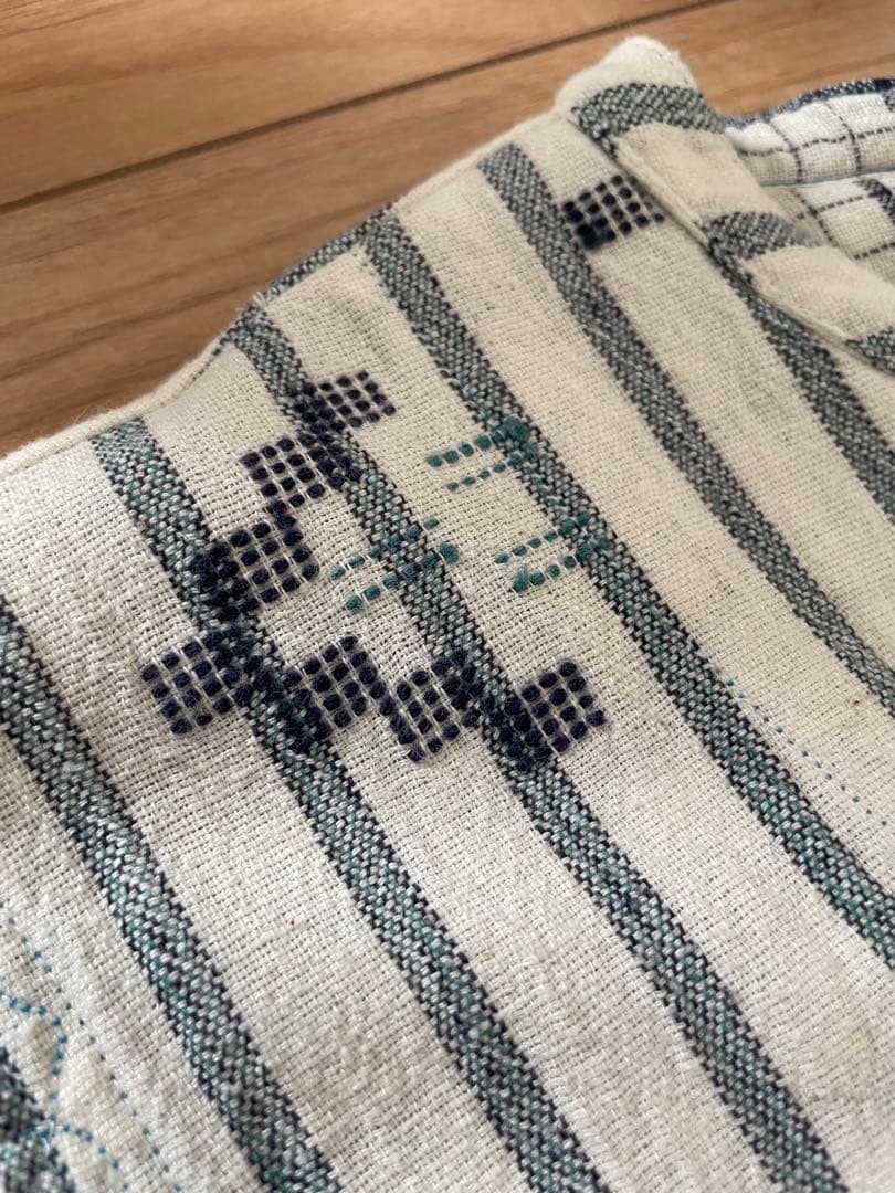 INJIRI インジリ 刺繍カディコットンロングブラウス