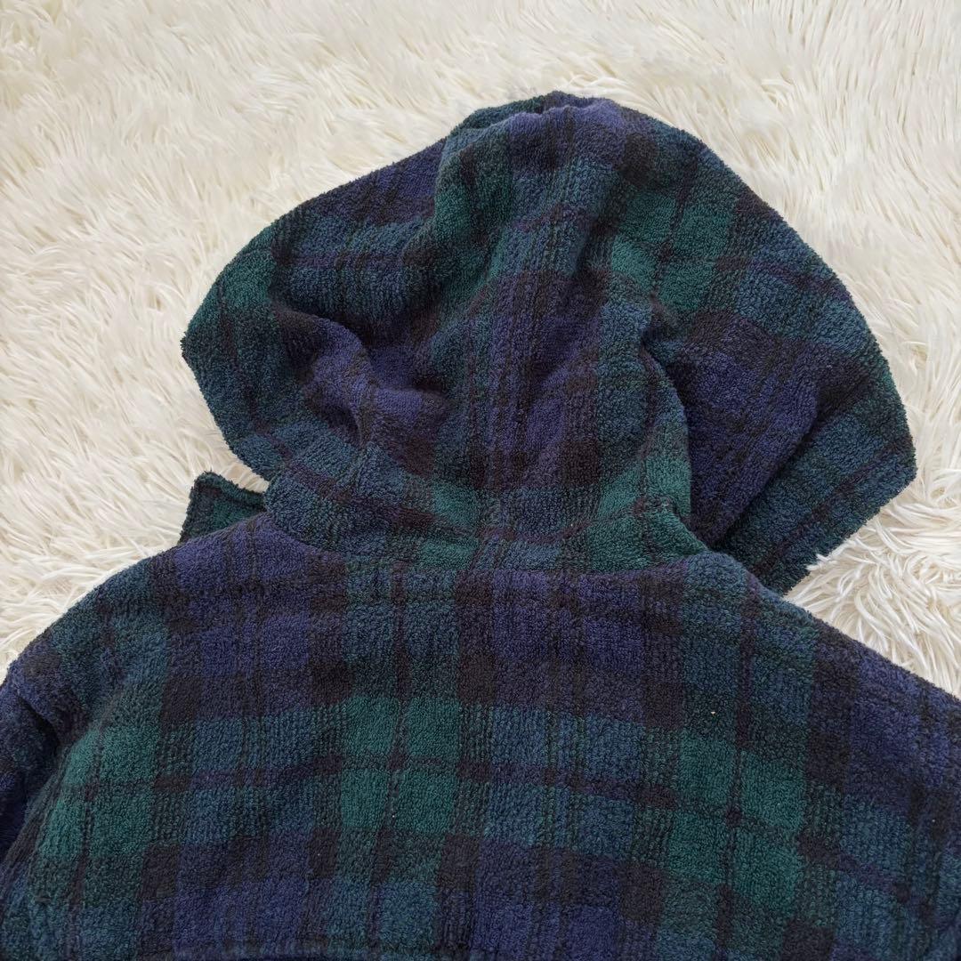 ラルフローレン ロングダッフルコート　タータンチェック メンズM