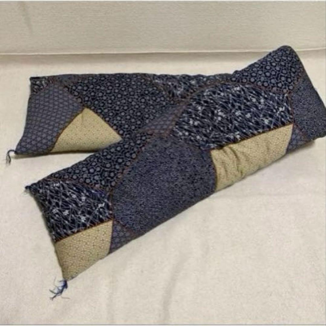 寺子屋 長座布団 長枕 真綿100% 和柄新品未使用 アジアン 和風 昼寝枕