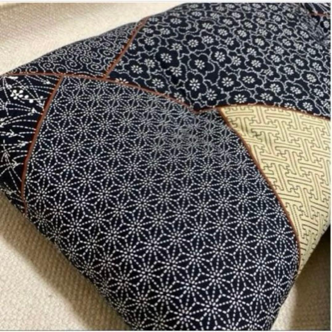 寺子屋 長座布団 長枕 真綿100% 和柄新品未使用 アジアン 和風 昼寝枕