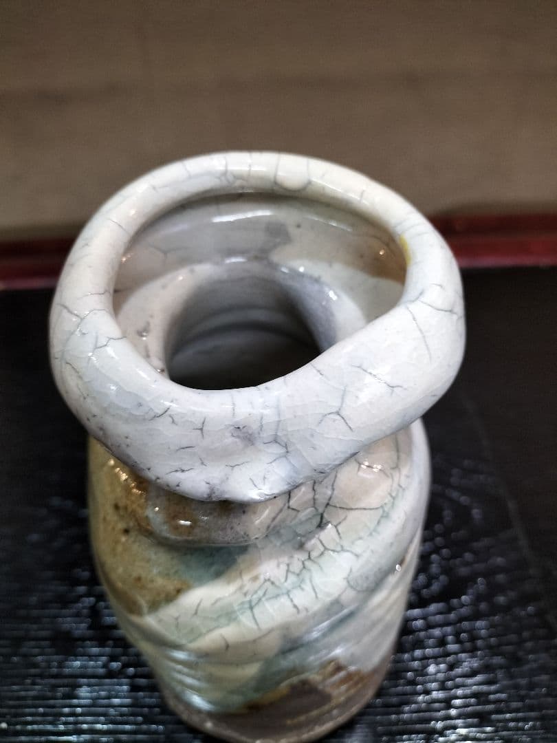 西郷輝彦織部焼き写し常滑窯にて手作り