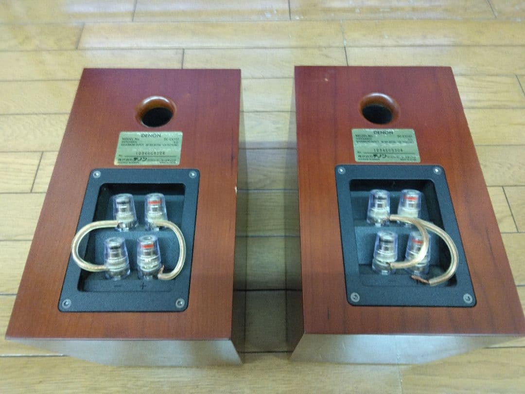 DENON スピーカー 木目調　SC-CX101