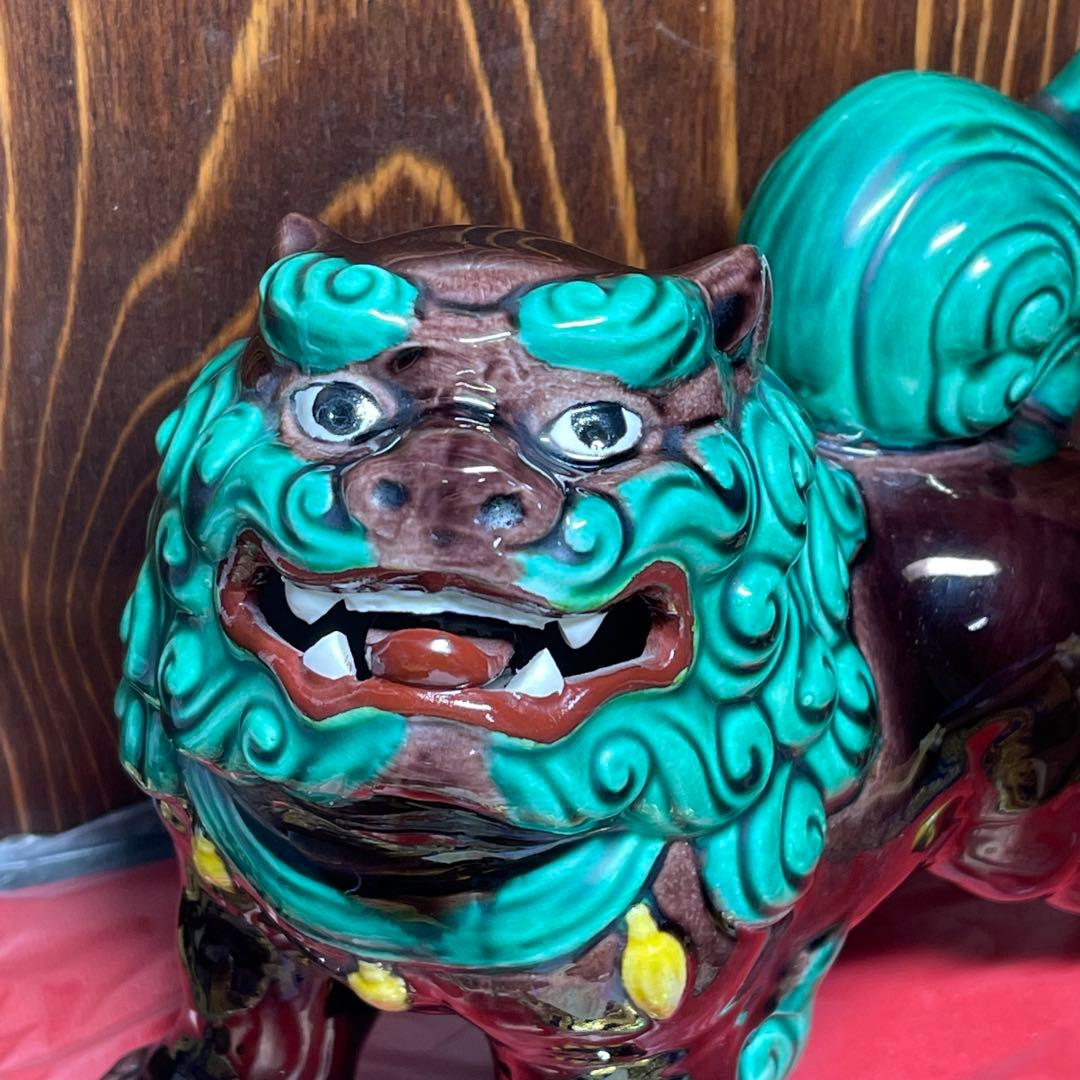 【願いが叶う】【魔除け 守護】唐獅子 作家：糠川清章 はせがわせいしょう 狮子