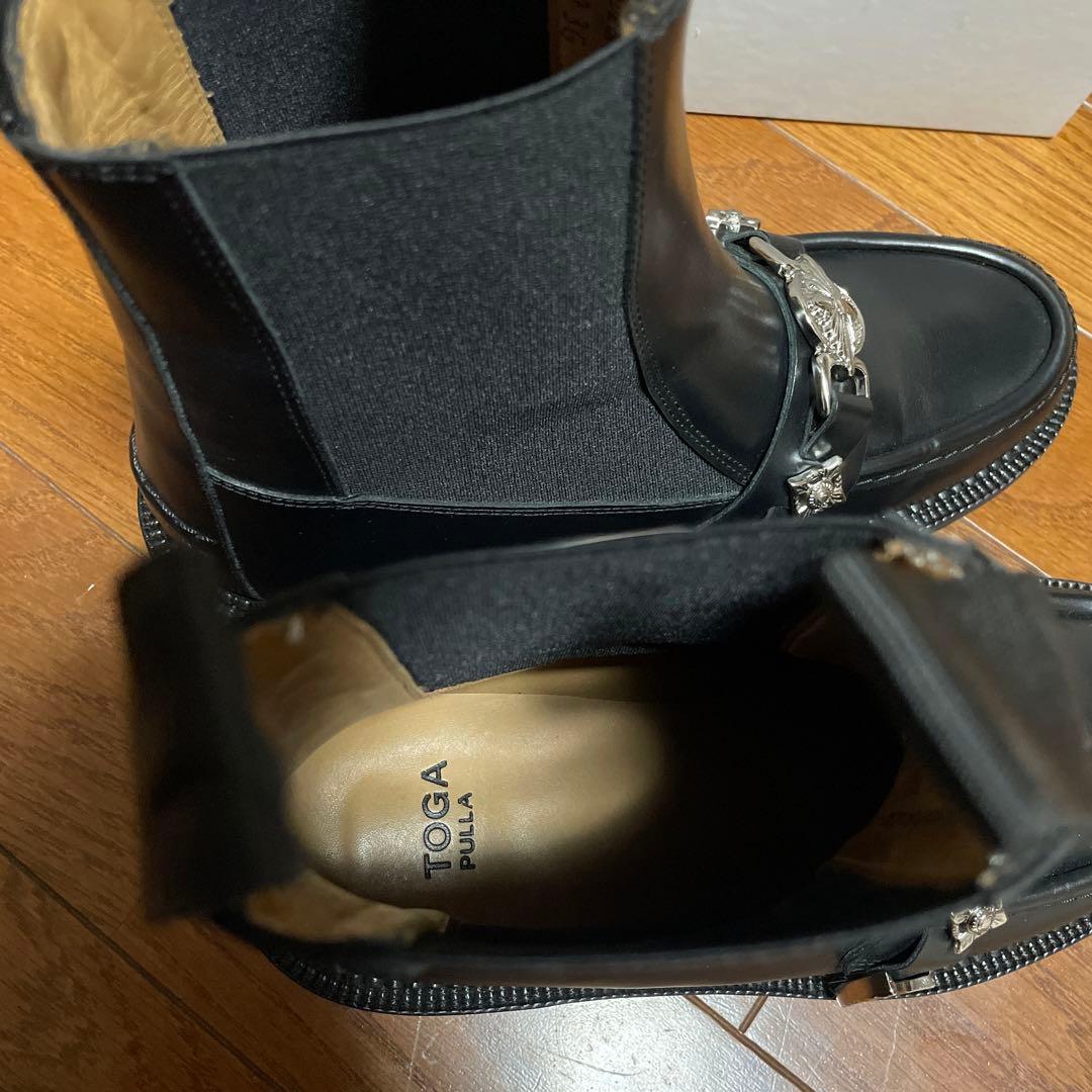 TOGA PULLA ブラック サイドゴアブーツ 36.5【売り切り希望】