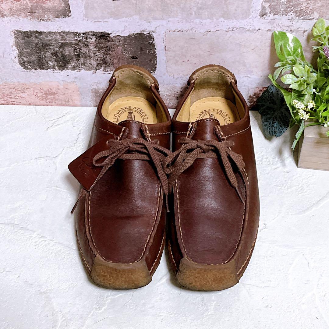 【Clarks クラークス】ナタリー ワラビー モカシン レザー 4.5 美品