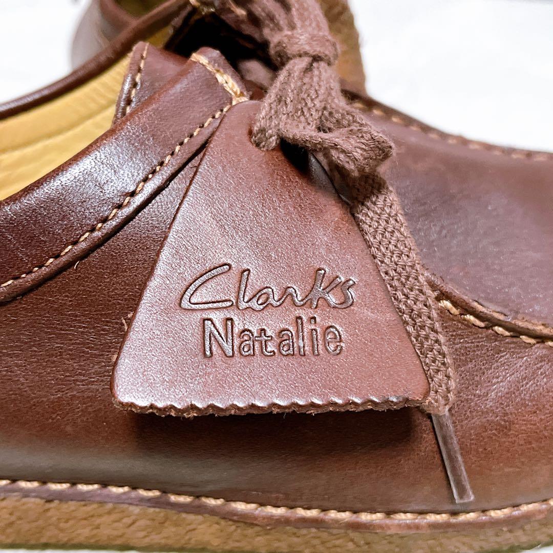 【Clarks クラークス】ナタリー ワラビー モカシン レザー 4.5 美品