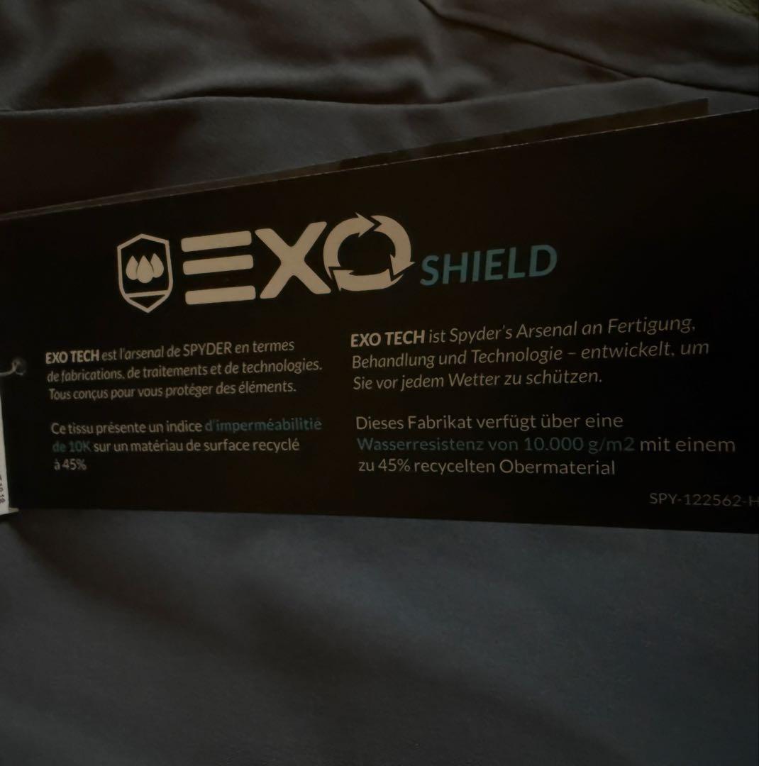 新品 SPYDER スパイダー EXO SHIELD 38SA125324 L