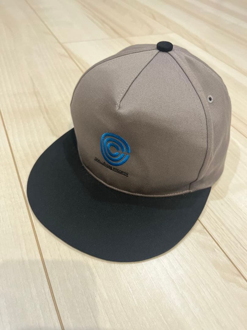 帽子 CHALLENGER RECORDS CAP GRAY x BLACK